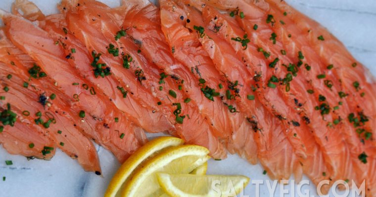 Gravlax with Mustard Sauce