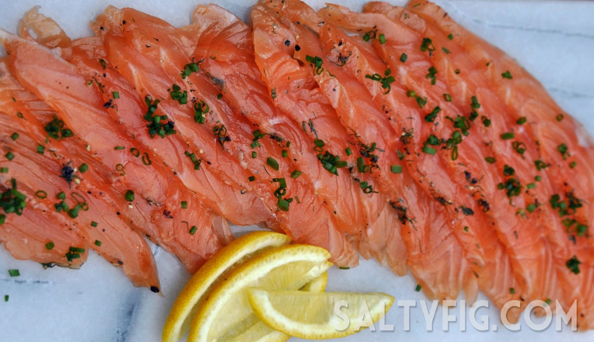 Gravlax with Mustard Sauce